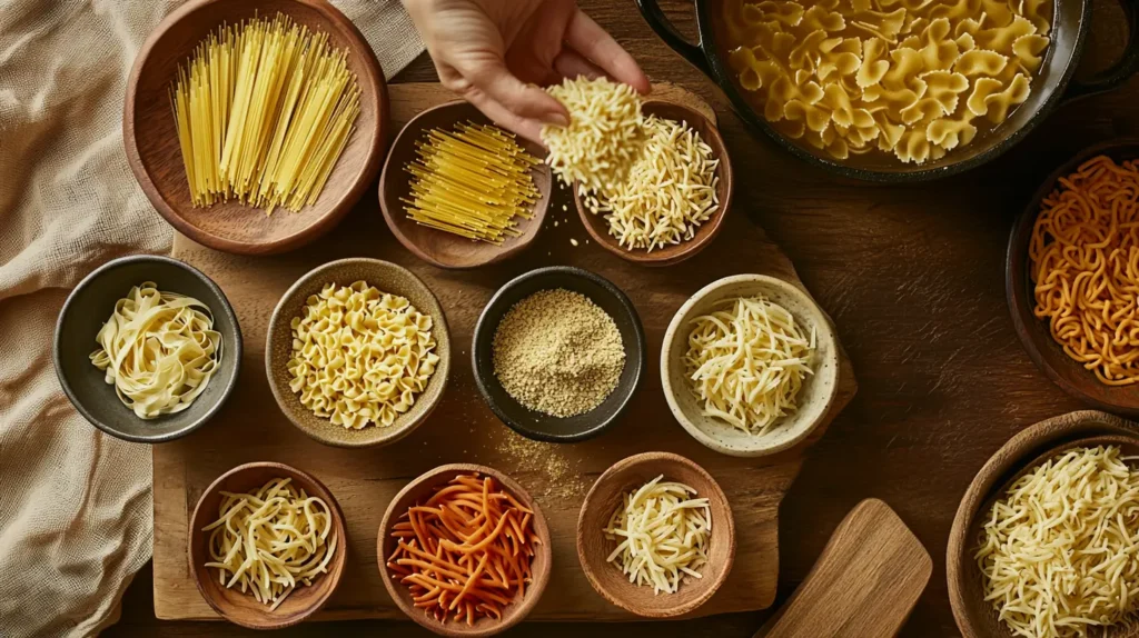 A selection of small pasta types perfect for soups.