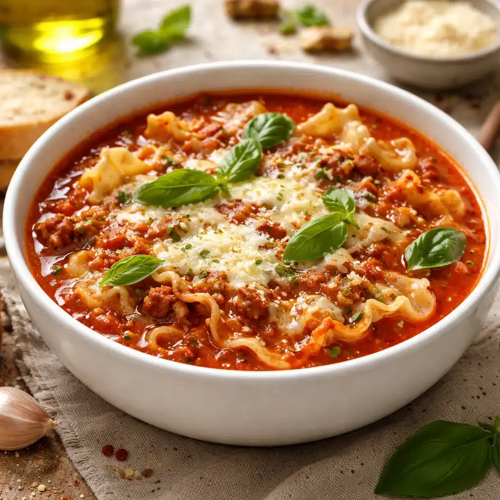 lasagna soup crockpot