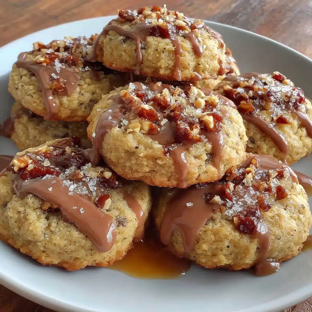 Delicious healthy peanut butter banana cookies ready for serving on a plate.