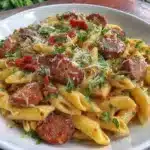 One Pot Creamy Spicy Cajun Sausage Pasta 2026 02 23 130553 1