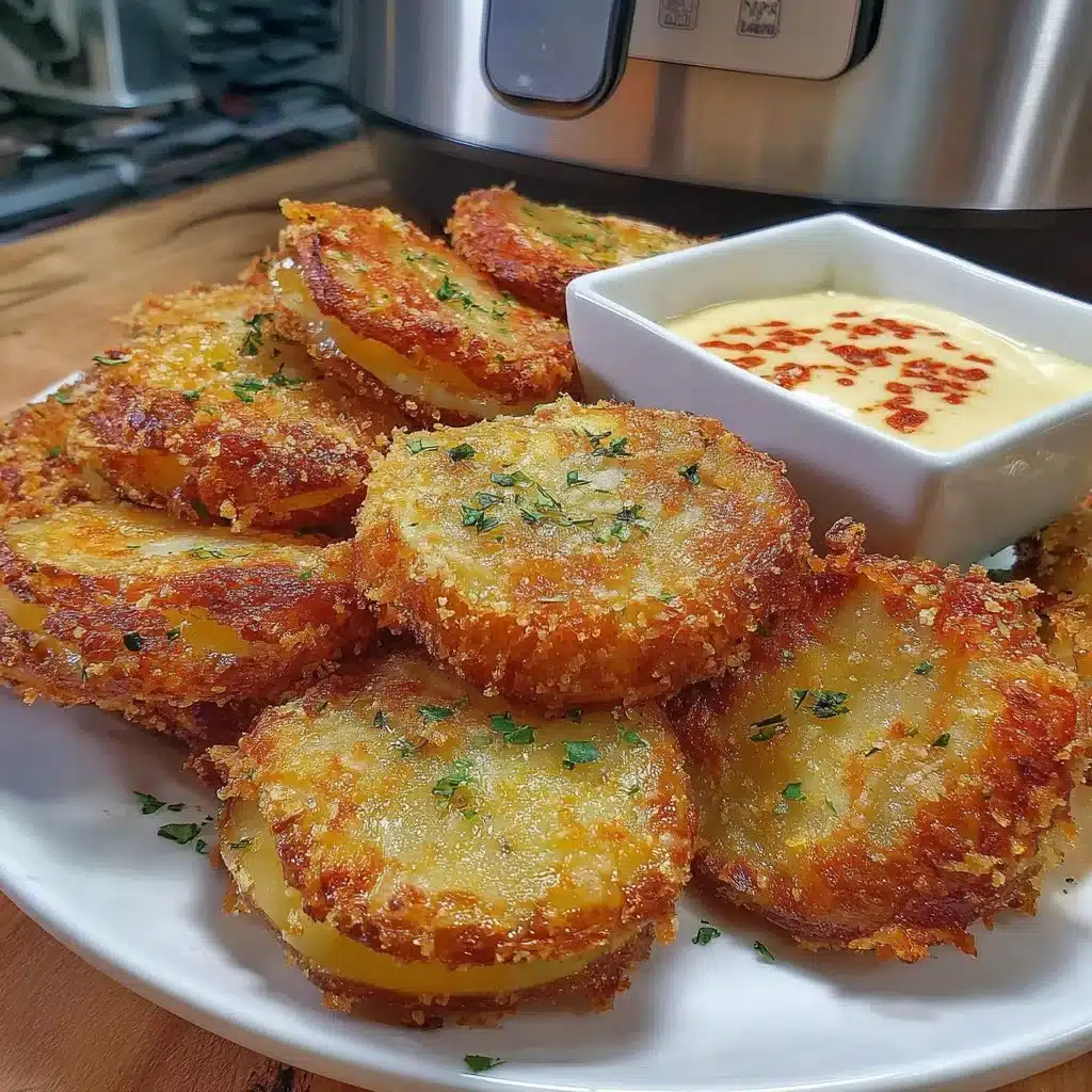 Air Fryer crispy potatoes served in a bowl, golden and crunchy