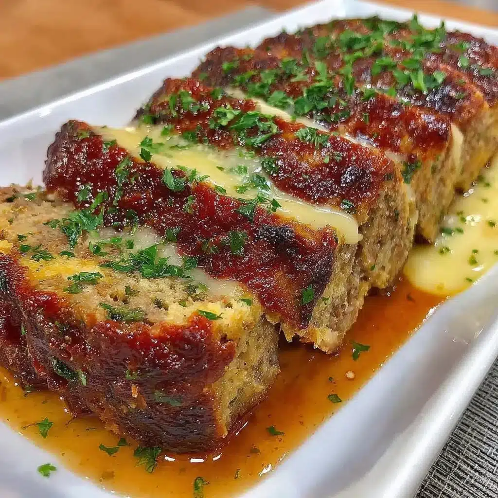 Mouthwatering Garlic Parmesan Meatloaf Recipe – Easy Comfort Food Dinner Idea