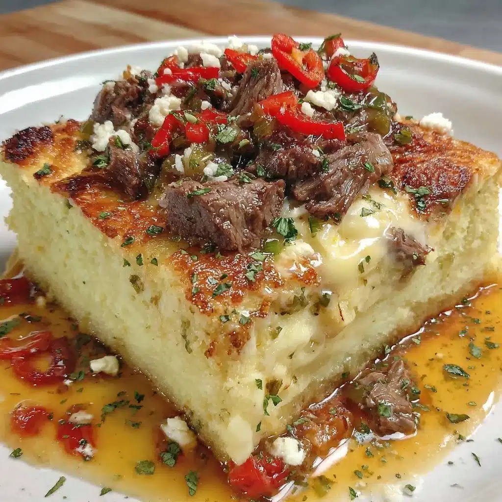 Philly Cheesesteak Casserole