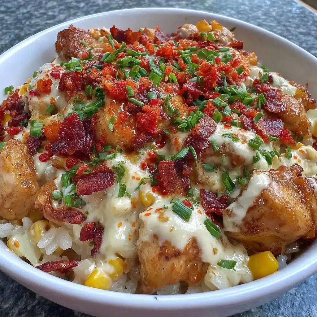 Street Corn Chicken Rice Bowl