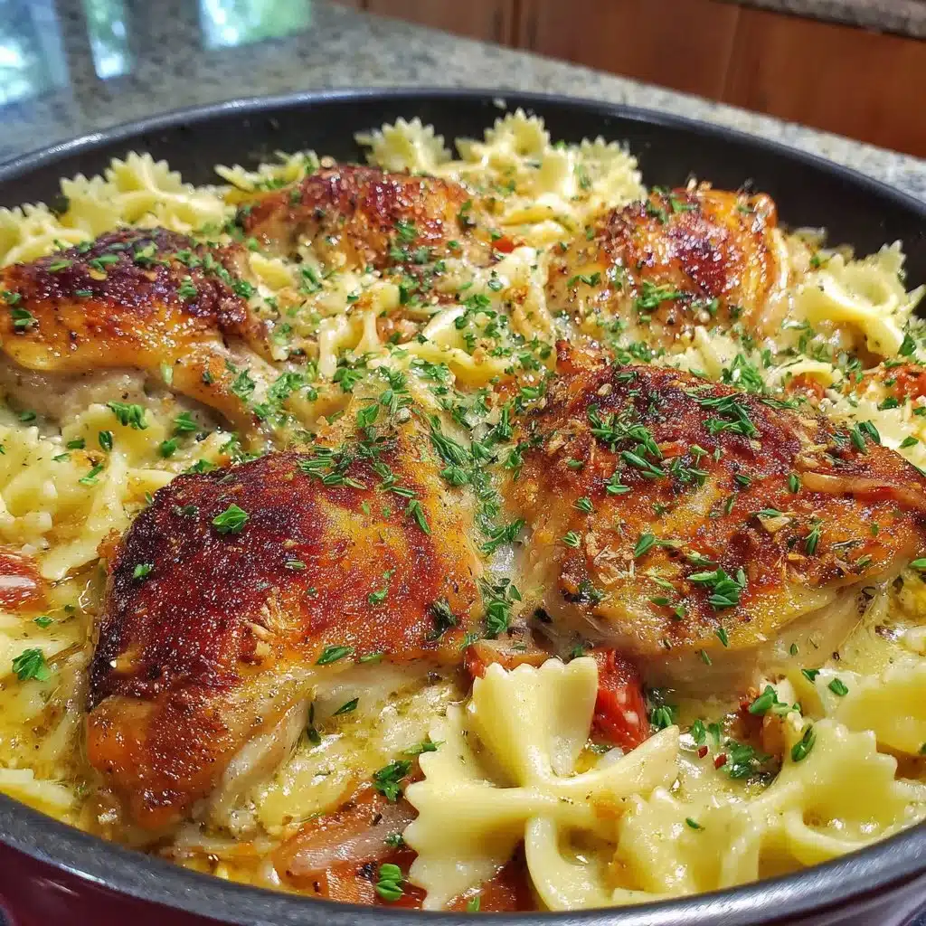 One-Pan Chicken with Buttered Noodles