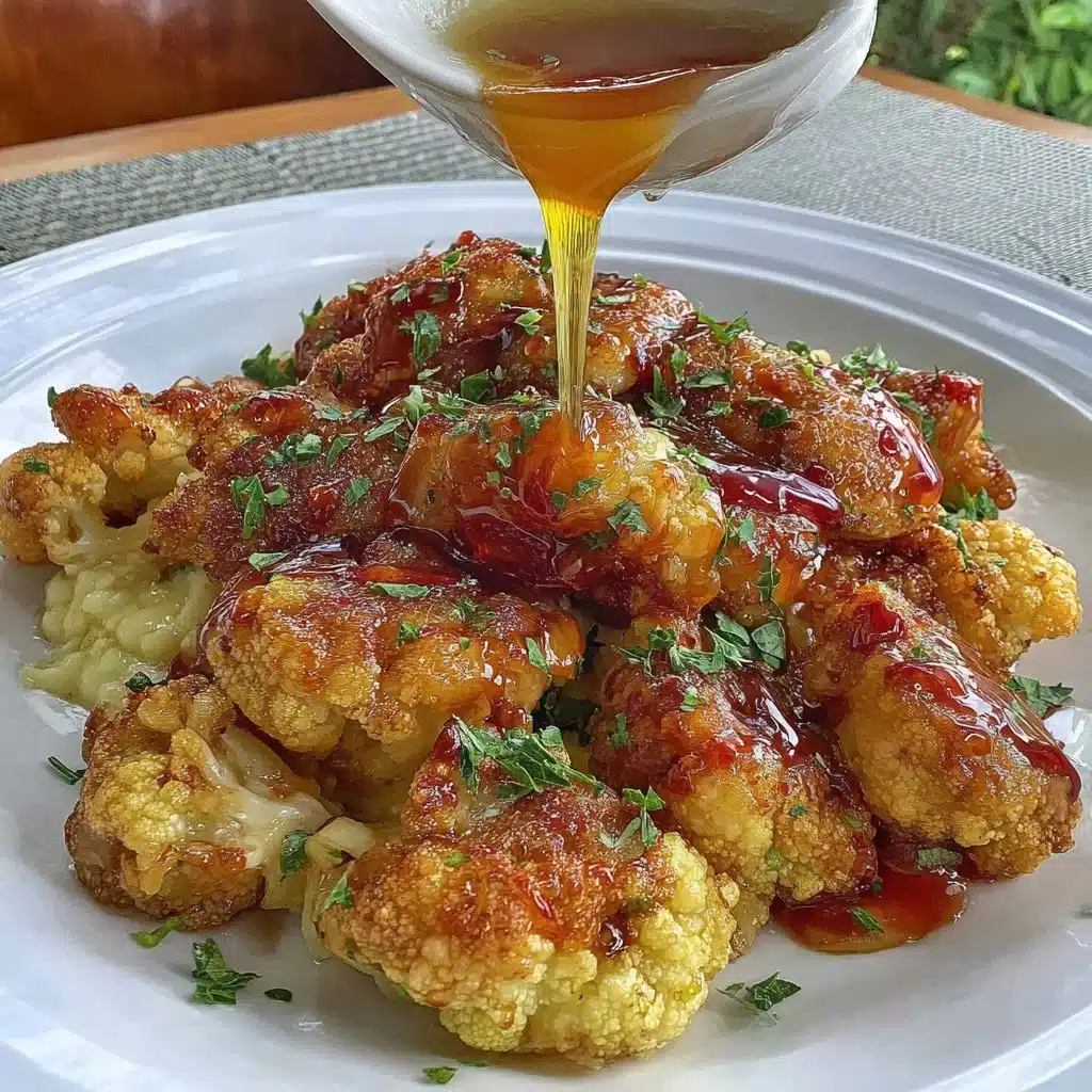 Amazing Sticky Honey Garlic Cauliflower in 5 Steps