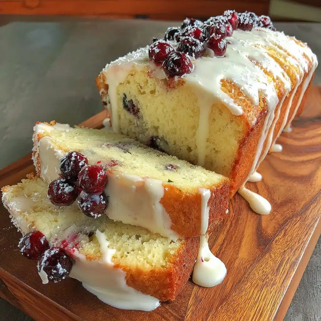 Delicious Blueberry Cream Cheese Loaf with fresh blueberries and cream cheese