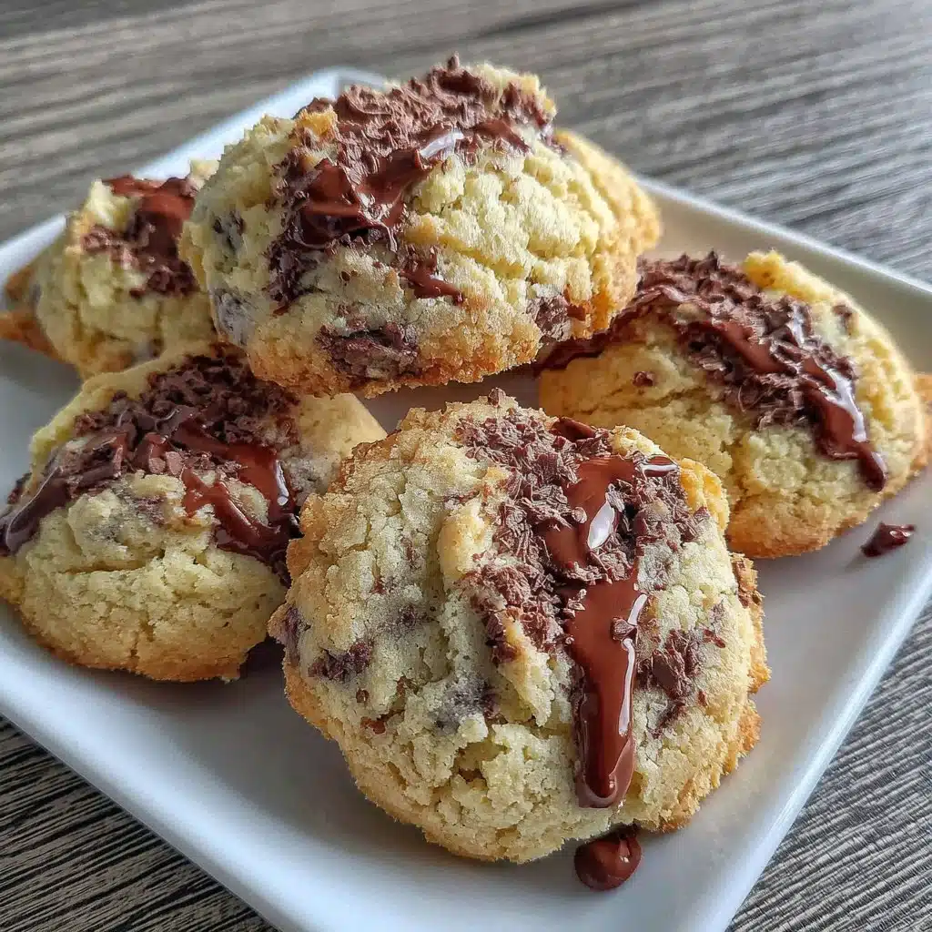 Delicious small batch air fryer chocolate chip cookies fresh from the fryer.