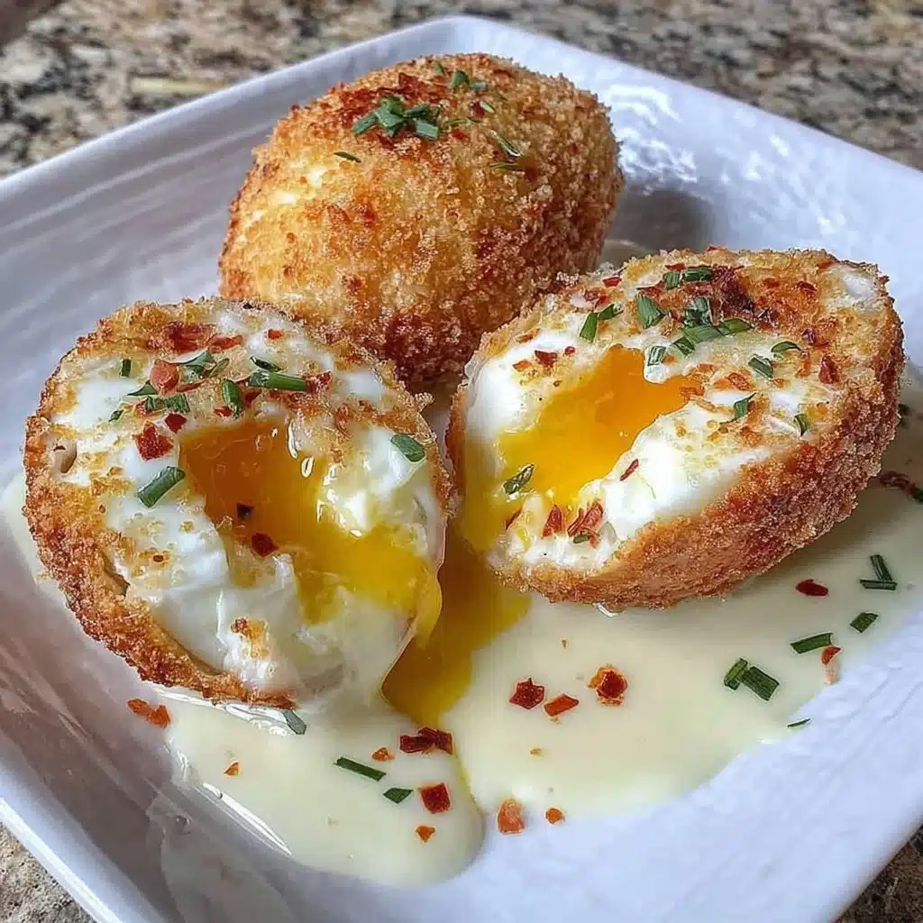 Soft and hard boiled air fryer eggs on a plate