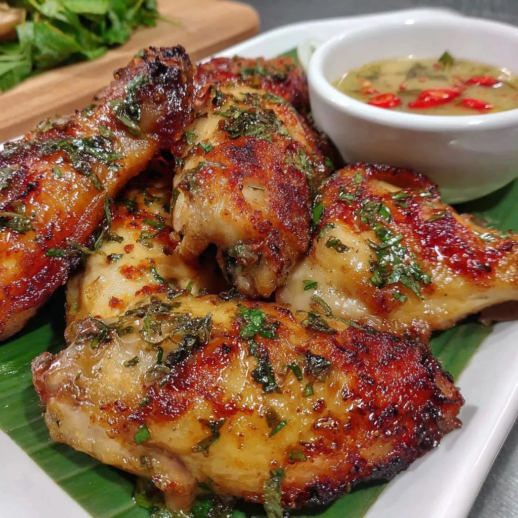 Thai Pandan Chicken in Air-Fryer