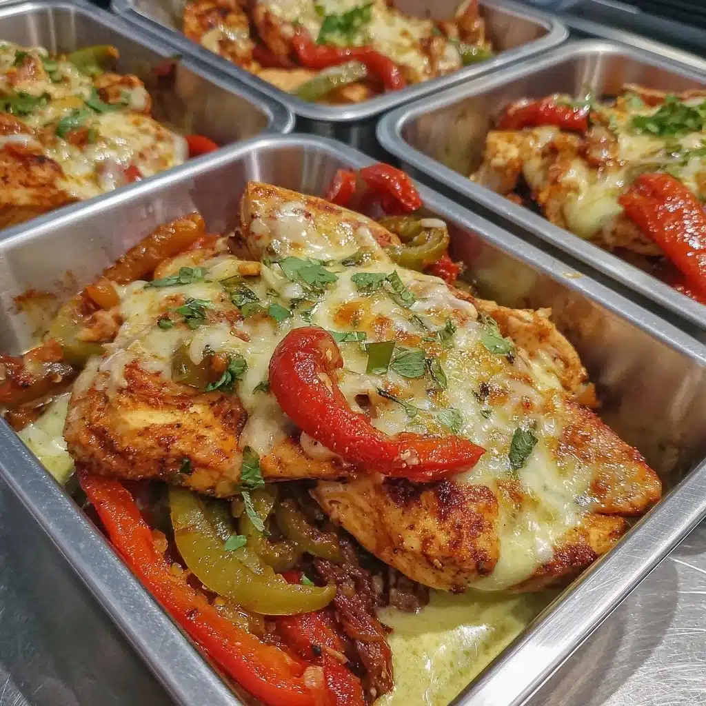 Chicken Fajita Meal Prep Bowls
