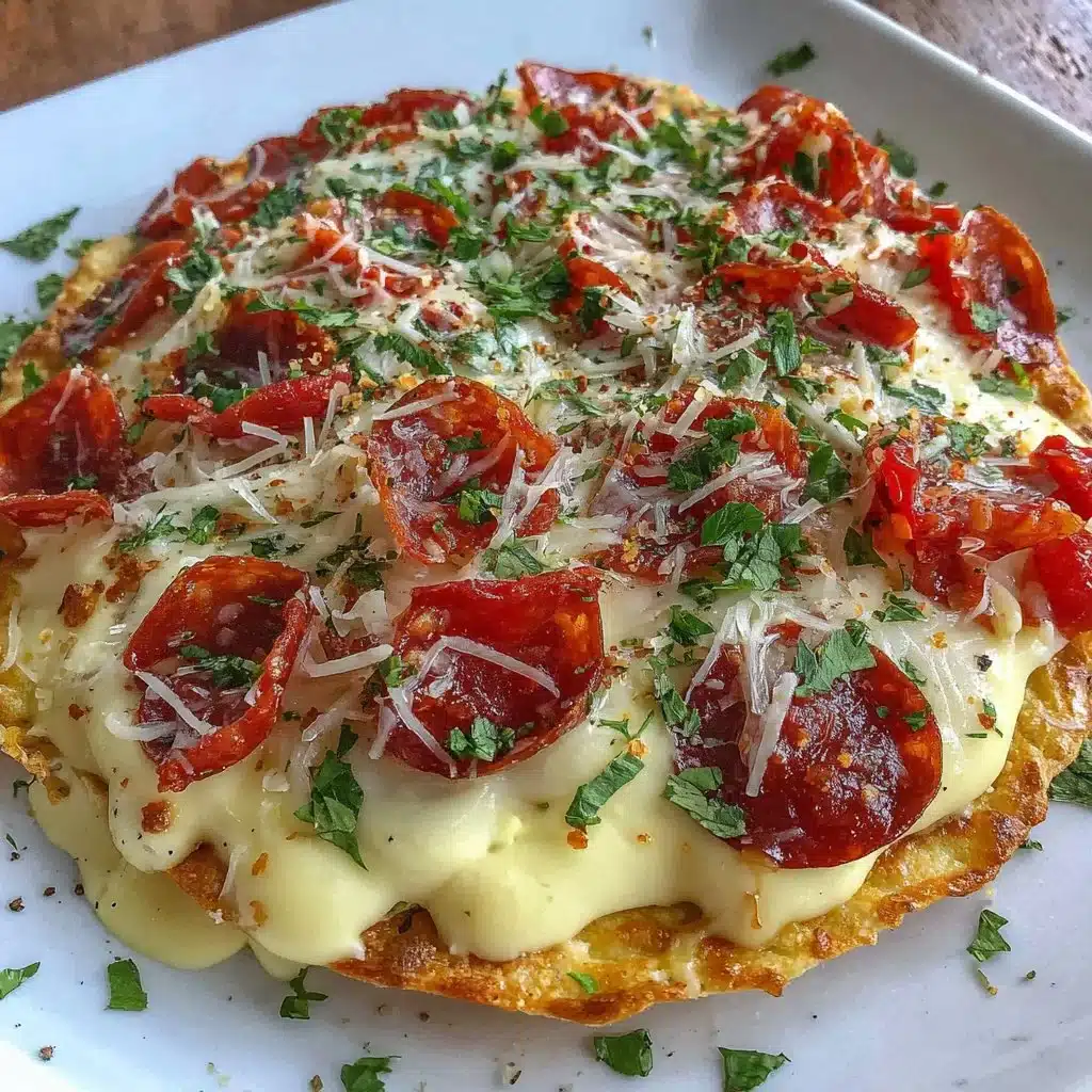 Air fryer tortilla pizza topped with cheese and fresh ingredients