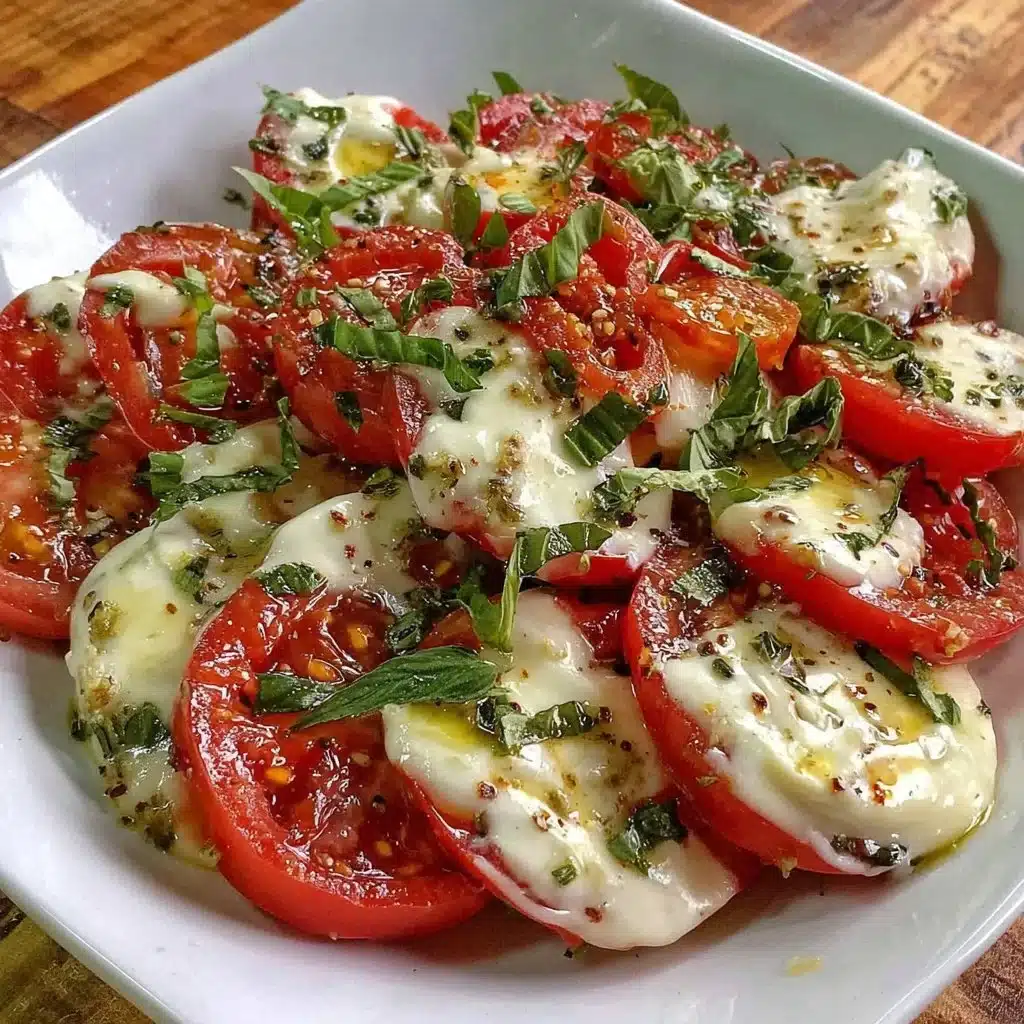 Bowl of refreshing summer salad with colorful vegetables and herbs.