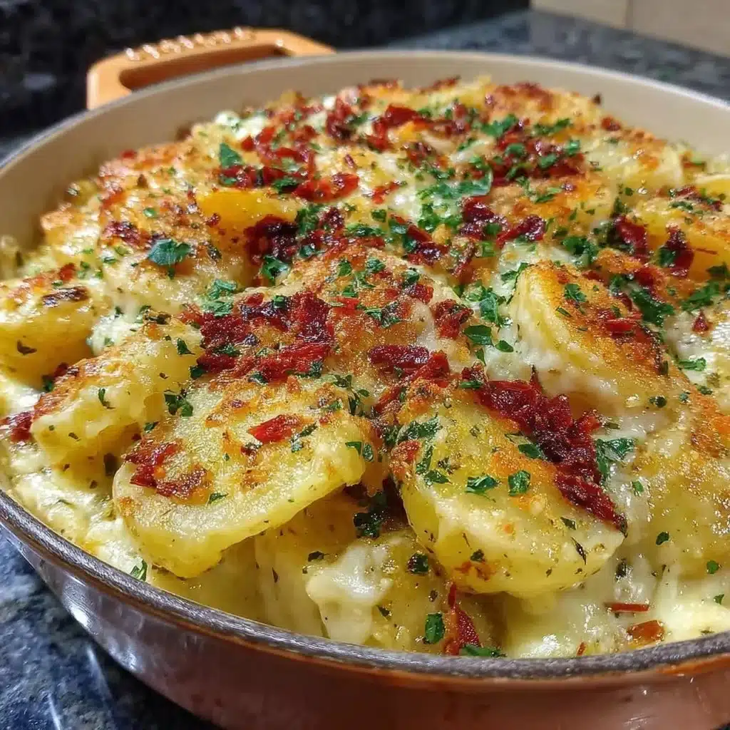 Healthy vegetarian potato dish served warm and cozy in a bowl