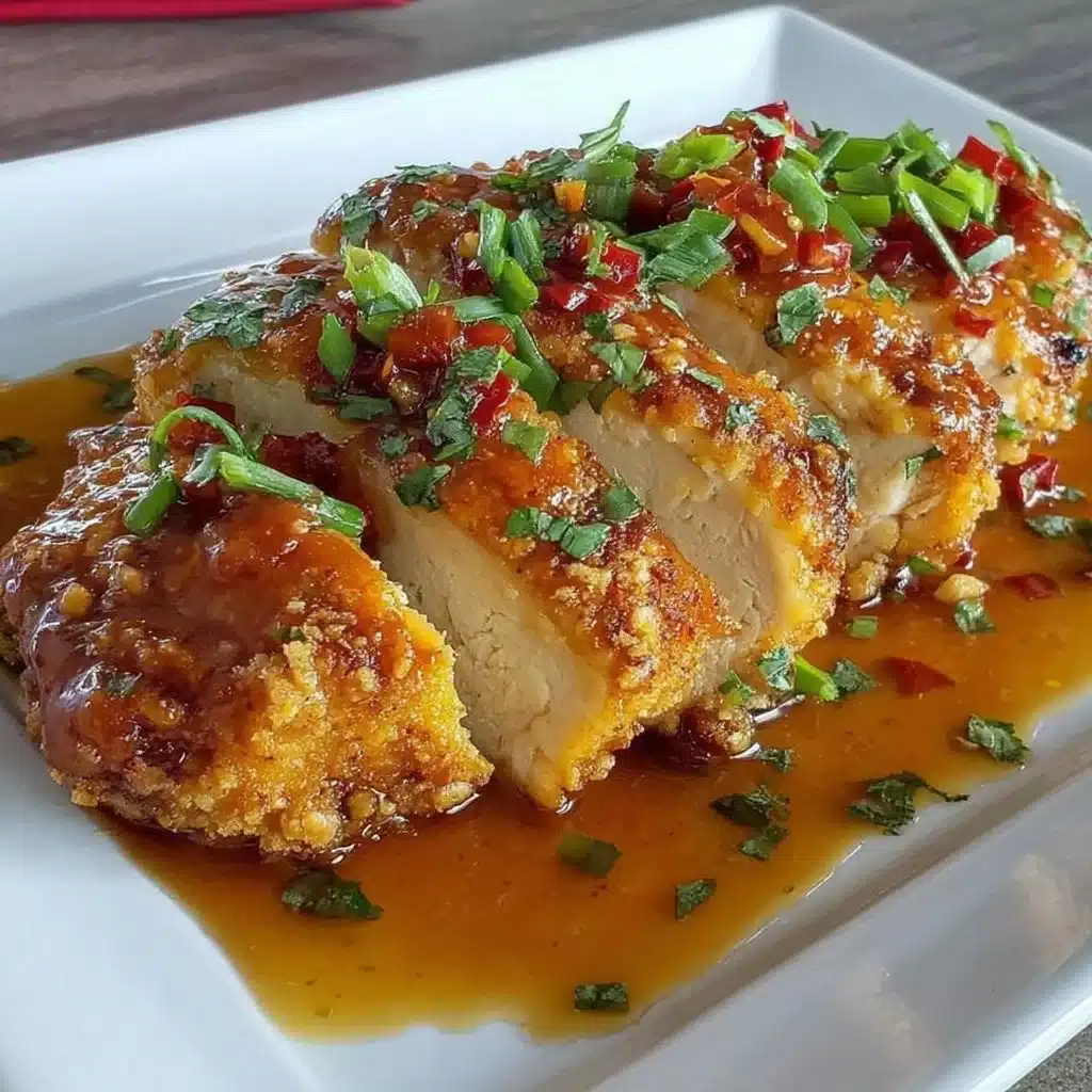 Grilled Korean chicken breasts served with side dishes