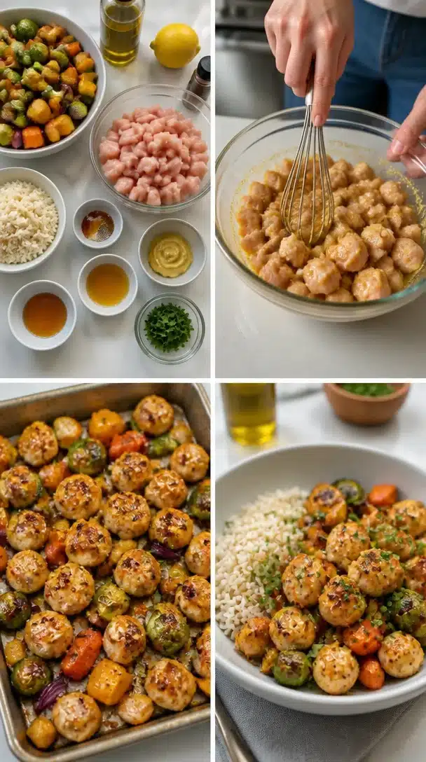 Best Honey Mustard Chicken Bowls