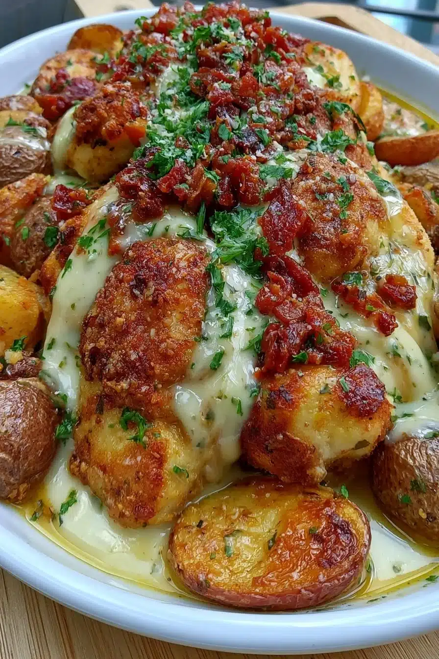 Garlic Parmesan Chicken and Potatoes