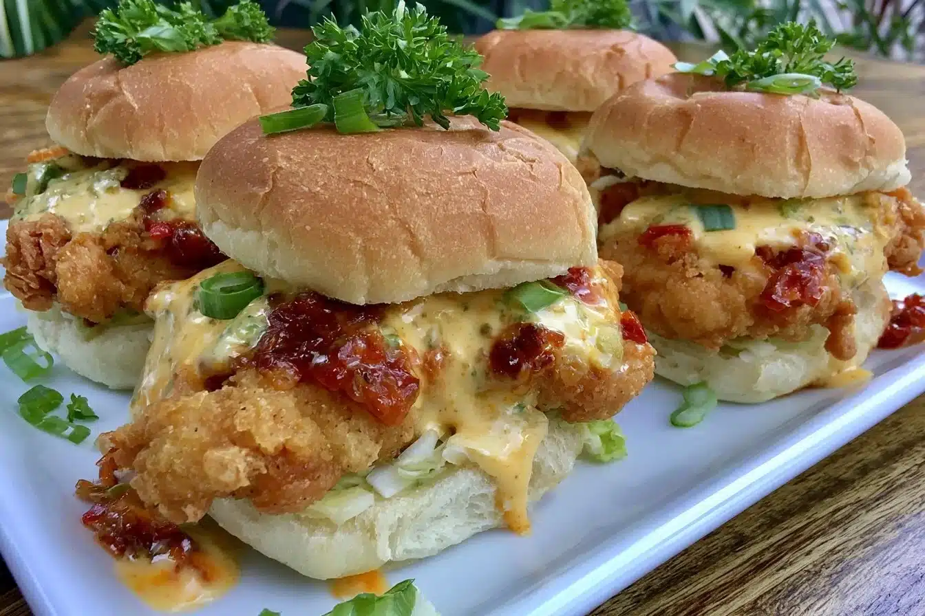 Bang Bang Chicken Sliders