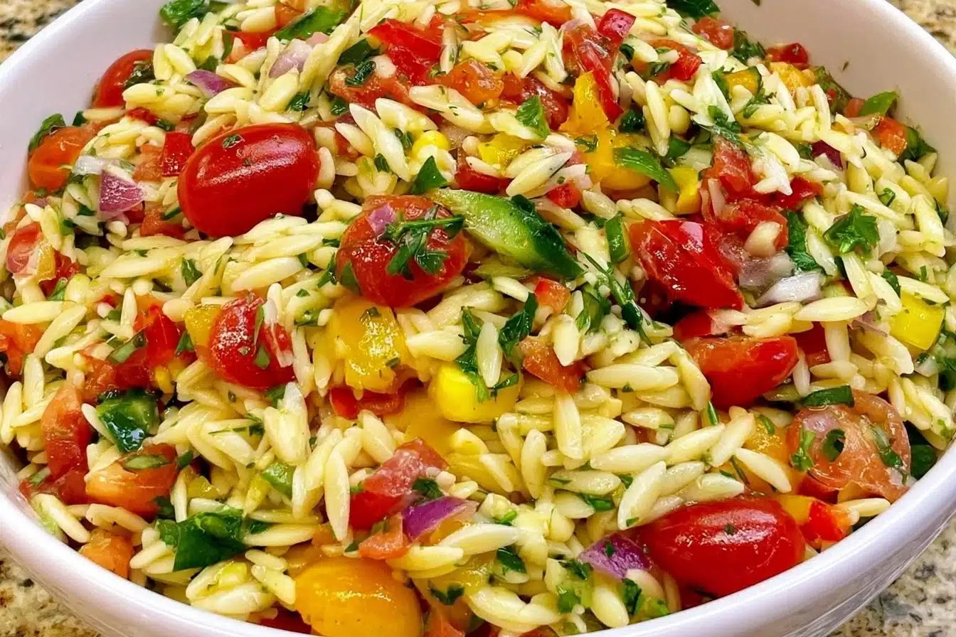 Summer Orzo Pasta Salad